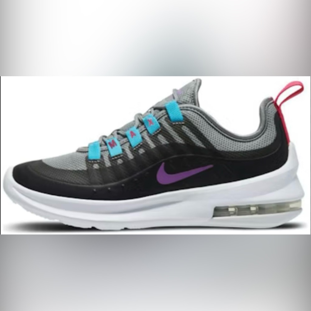 Nike Air Max Axis (GS) Youth Girls Black Purple Blue Lace Up Shoes 6 Youth